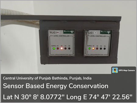 Sensor based Water Energy Conservation