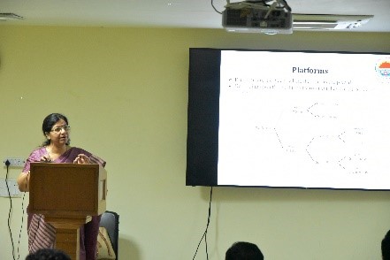 Prof. Rajeshwari, Department of Geography, Kurukshetra University, Haryana delivered a lecture