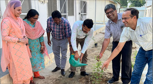 Tree Plantation by Cell Members