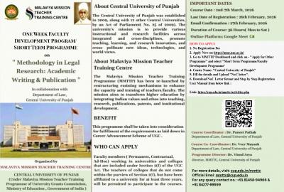 One-Week Short Term Programme